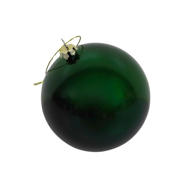 Landmark Set of 3 Candy Apple Ball 80mm - Emerald Green For Sale