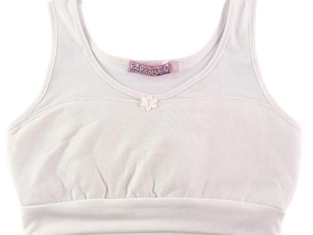 Landmark Pre-Teens Hanging Sando - Little Secret Padded Cotton White Fashion