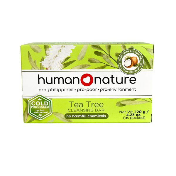 Human Nature Tea Tree Cleansing Bar 120g For Sale