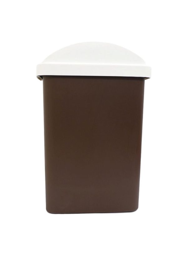 Cascade Matte Waste Bin with Swing Lid Online Sale