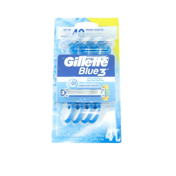 Gillette Blue III Cool Comfortfresh Disposable Razor For Cheap