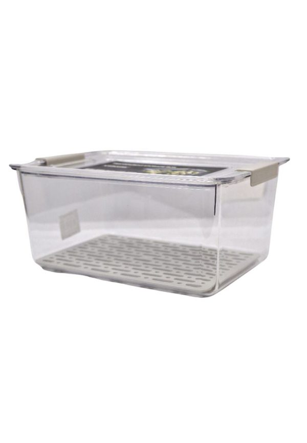 Cuisson PET Fridge Container with Lid 16 x 23 x 10cm Hot on Sale