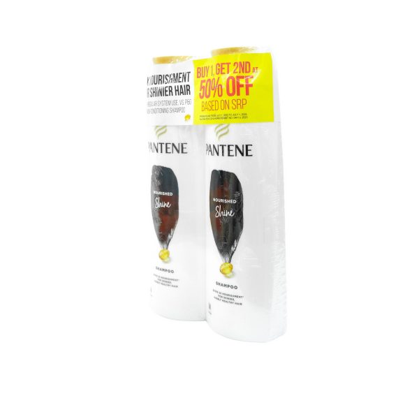 Buy Pantene Nourished Shine Shampoo and Get 2nd at 50% off For Discount