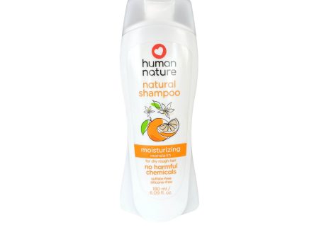 Human Nature Natural Moisturizing Shampoo 180ml - Mandarin Fresh Scent Hot on Sale