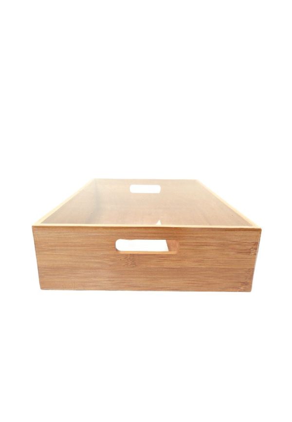 Bamboo Storage Box - 38cm Online Sale