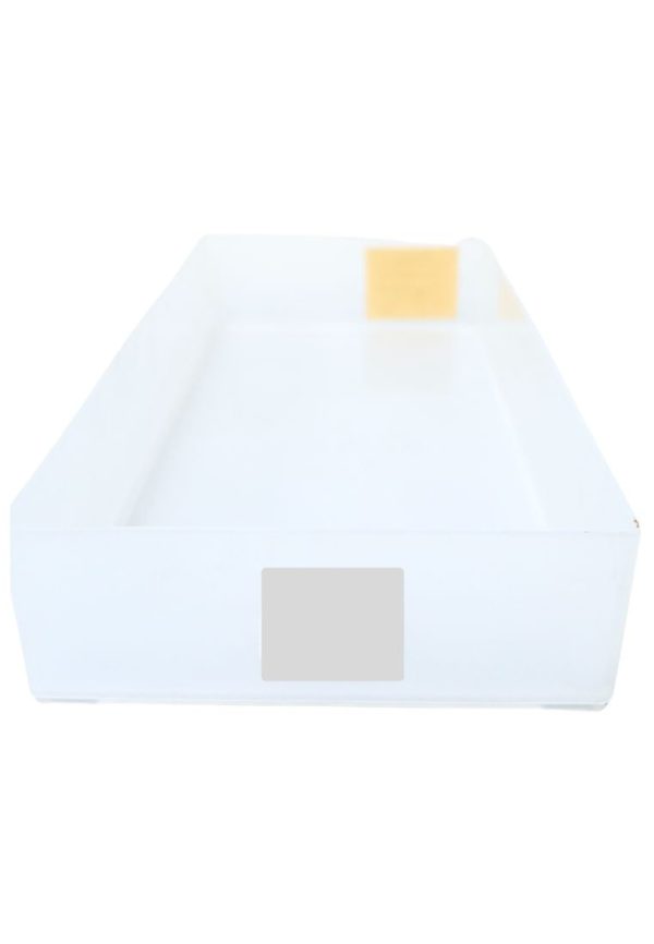 Landmark Rectangular Stackable Organizer - White 15 x 30 x 5cm Online Sale