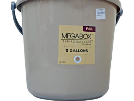 Megabox Bathroom Series Pail 5 Gallon 35 x 32 x 32cm (MG-509) Fashion