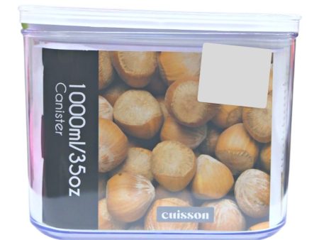 Cuisson Rectangle Canister - 1L 15 x 9 x 12cm Cheap