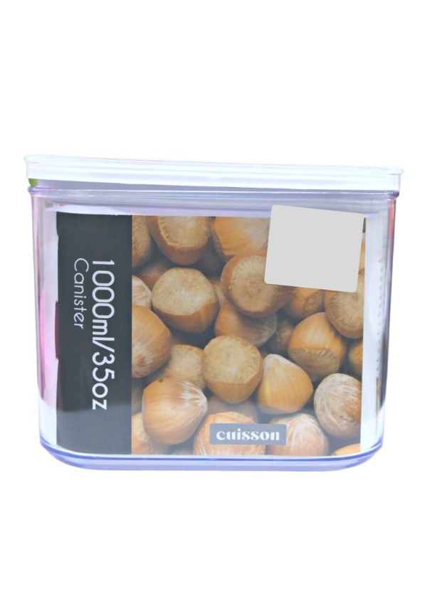 Cuisson Rectangle Canister - 1L 15 x 9 x 12cm Cheap