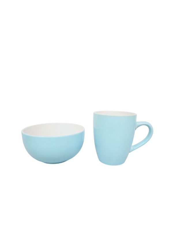 Omega 2piece Ceramic Bowl and Mug Set Supply